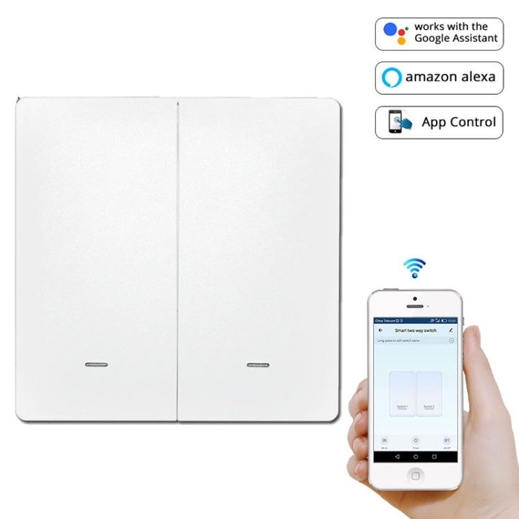 2 Button Smart Switch Smart Wall Switch, 2 Buttons 2 Button Smart Switch Smart Wall Switch, 2 Buttons